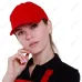 Бейсболка красная