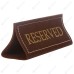 Табличка настольная «Reserved» из ременной кожи