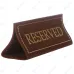Табличка настольная «Reserved» из ременной кожи