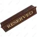 Табличка настольная «Reserved» из ременной кожи