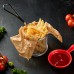 Корзинка для картофеля фри с ручкой 90х90 мм [QL089-03] 