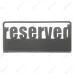 Табличка настольная «Reserved 1» Luxstahl 140х50 мм 