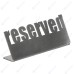 Табличка настольная «Reserved 2» Luxstahl 140х50 мм 