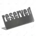 Табличка настольная «Reserved 2» Luxstahl 140х50 мм 