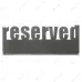 Табличка настольная «Reserved 2» Luxstahl 140х50 мм 