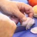 Доска разделочная 530х325х18 мм желтая пластик