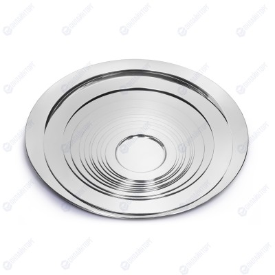 БЛЮДО круглое 16'' 400мм, нерж.[RGS-PJ102]