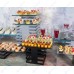 Подставка-куб фуршетная 200х200х110 мм серебро Luxstahl