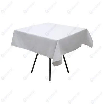 Скатерть лен жаккард 1,45х1,95 м серая (ромб) 