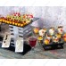 Подставка-куб фуршетная 150х150х255 мм золото Luxstahl