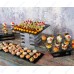 Подставка-куб фуршетная 150х150х355 мм черный Luxstahl