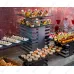 Подставка-куб фуршетная 150х150х255 мм бронза Luxstahl