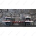 Подставка фуршетная Фламинго 340х150х240 мм серебро Luxstahl
