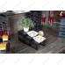 Подставка-куб для фуршета ажурная 190х150х150 мм черный Luxstahl