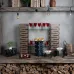 Подставка-куб для фуршета ажурная 170х150х120 мм черный Luxstahl