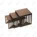 Подставка-куб Треугольник 150х150х150 мм бронза Luxstahl
