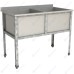 Ванна моечная двухсекционная с бортом RESTOINOX ВМС-2/4-Б-ЭЦ