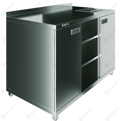 Барная станция для кофе машин RESTOINOX БСНКР-12/6-БП с нок-бокс