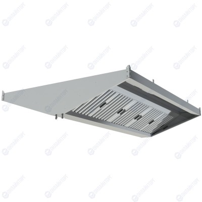 Зонт вытяжной центральный RESTOINOX ЗВЦУ-08/10 (островной)