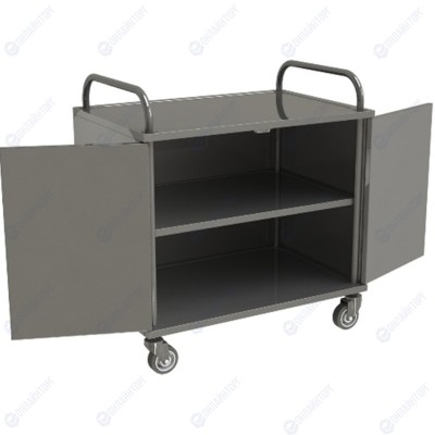 Тележка сервировочная закрытая RESTOINOX ТСЗ-3-9/6