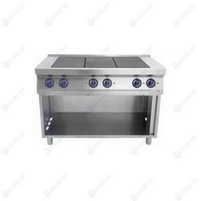 ПЛИТА 6 КОНФОРОЧН.700СЕР KOGAST ES-T67/P (6 конфорок) (электрическая)