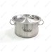 Кастрюля нерж с тройным дном 240х155мм объем 7L с дв.ручками, 101618 (Viatto)