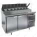 PZ1-11/GN (1/3H) стол для пиццы охл.(+2+10), 2 двери,1390х700х850мм, глубина раб.пов. 324мм