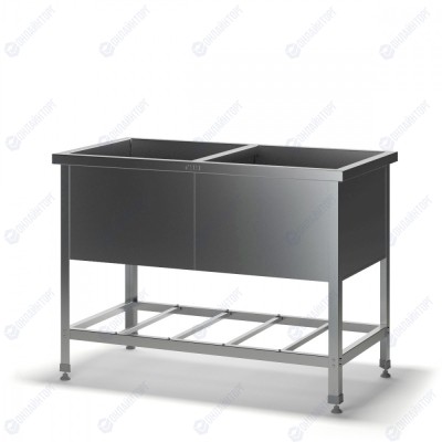 Ванны моечные эконом-класса двухсекционные ВМ 1000x530x870
