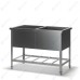 Ванны моечные эконом-класса двухсекционные ВМ 1200x630x870