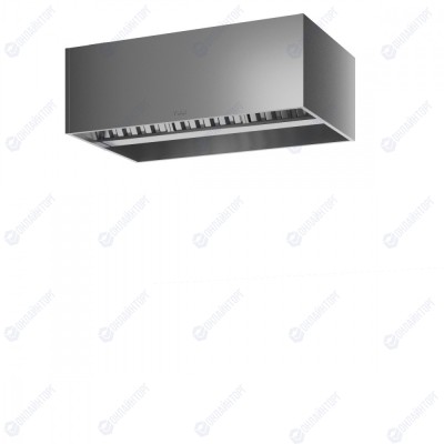 Зонт вентиляционный островной-вытяжной ЗВ-О 900x700x400