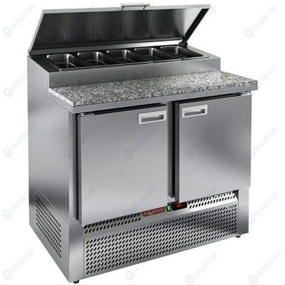 СТОЛ ДЛЯ ПИЦЦЫ HICOLD PZE1-11GN (1/3) КАМЕНЬ (каменный)