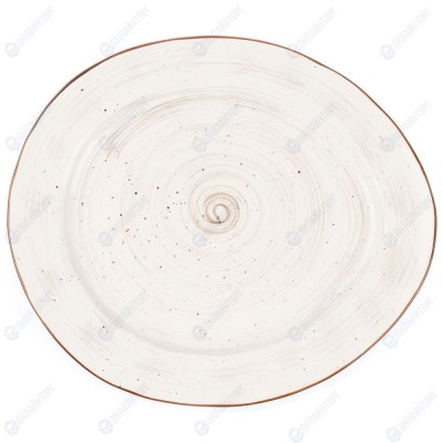 Тарелка White Fusion 17,5*15,5 см, P.L. Proff Cuisine