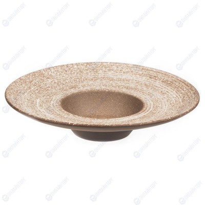 Тарелка для пасты/супа 100 мл, 22*5 см, Brown Taiga Untouched, ьP.L. Proff Cuisine