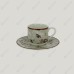 Блюдце RAK Porcelain Peppery для чашки 13 см, h 1,7 см, серый цвет