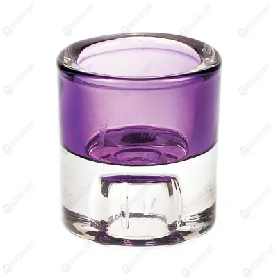 Подсвечник фиолетовый d 5,9 см, h 6,5 см, P.L. - BarWare