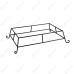 Подставка для гастроемкостей и хлебниц GN 1/1, металл, 49*30*12,5 см, P.L. Proff Cuisine