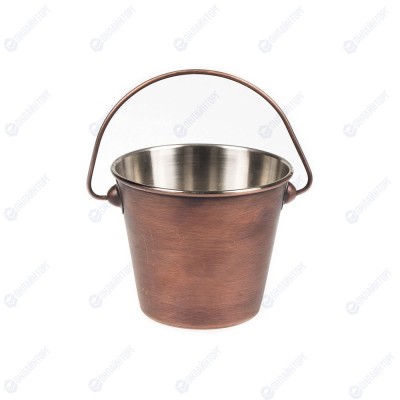 Ведерко Antique Copper для подачи, d 10,5 см, нержавейка, P.L. Proff Cuisine