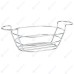 Корзинка проволочная для подачи 23*15 см, P.L. Proff Cuisine