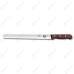 Нож для нарезки Victorinox Rosewood, волнистое лезвие, закругленное острие, 30 см, ручка розовое дер