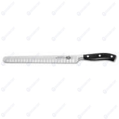 Нож Слайсер Victorinox Grand Maitre 39,5(26) см, рифленый край, ширина 3 см, ручка пластик, кованая