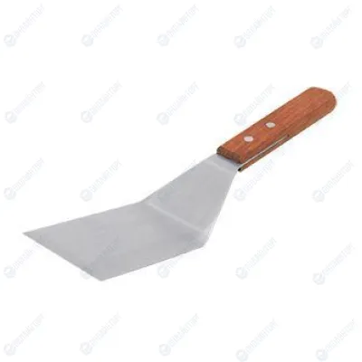 Лопатка металлическая 7.5*13 см,деревянная ручка, P.L. - Proff Chef Line