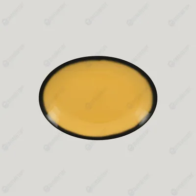 Блюдо овальное RAK Porcelain LEA Yellow 26 см (желтый цвет)