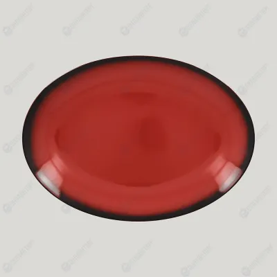 Блюдо овальное RAK Porcelain LEA Red 26 см (красный цвет)
