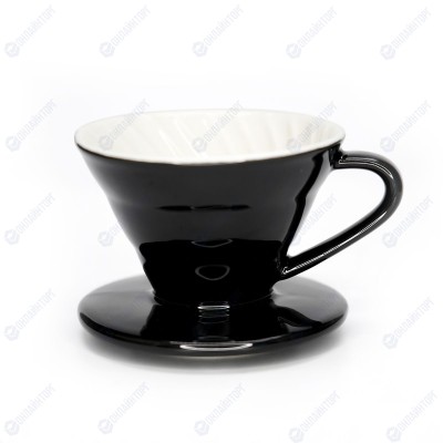 Керамический капельный фильтр (дриппер), 1-2 чашки, P.L. Proff Coffee