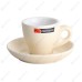 Чашка с блюдцем Barista (Бариста) 80 мл, бежевая, P.L. Proff Cuisine