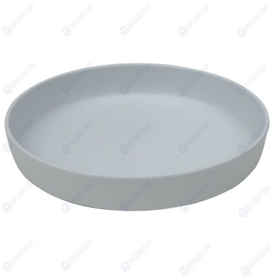 Блюдо/поднос меламиновый 20.4*4.3см, 550мл, Classic White,  P.L.