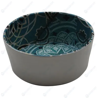 Салатник меламиновый 14*6.2 см, Damask Blue ,  P.L.