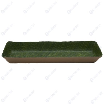 Блюдо (GN 2/4) меламин  53*16.2*6.5см  P.L. Green Banana Leaf