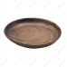 Блюдо,поднос меламиновый d=20.5см, h=3см, 250 мл, P.L. Аfrican wood 2