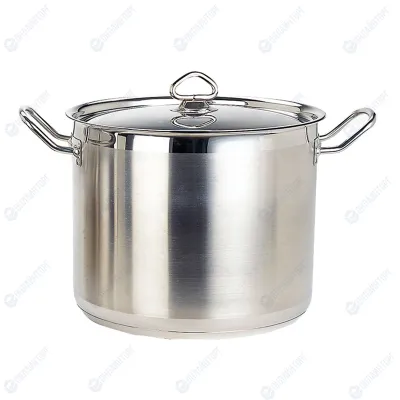 Кастрюля c крышкой, 9л (26*17) сталь 18/0  P.L.-Proff Cuisine